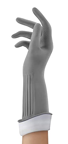 Image of PLAYTEX Living Reuseable Rubber Cleaning Gloves, Color May Vary (Small, Pack - 4)