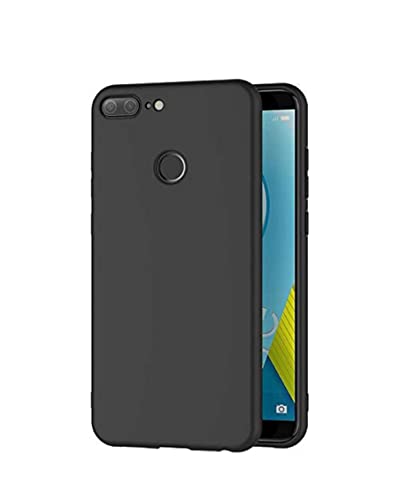 Image of Mobile Back Cover Case for Honor 9 Lite (Silicone Case|CameraProtection|Black SC1510)