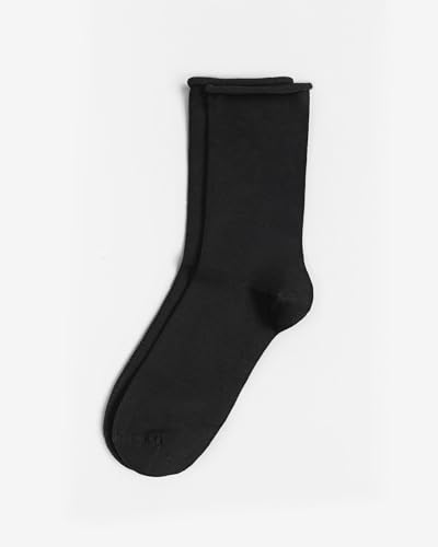 SOLL Roll Top Non-elastic Women's Rayon derived from Bamboo Socks 3-pairs Size 5-94