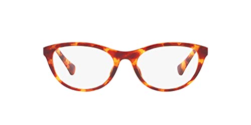 Opiniones y reviews de Lentes Ralph Lauren Mujer más recomendados. 49 Ralph by Ralph Lauren Ra7143u - Marco universal para anteojos graduadas de ojo de gato, Miel Brillante Habana, 53 mm