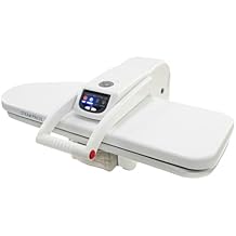 26 Steam Press, 1600W Intelligent Steam Iron Press with Touchscreen & 5 Gears Fabric Functions, Ironing Clothes Machine, Digital Fabric Steam Press Machine