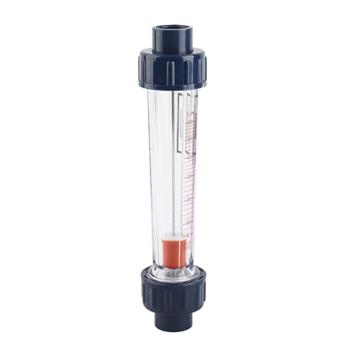 Klanata Peak Flow Metter LZS 15D Débit de type mètre Type Plastique Tube liquide Rotamètre Instantané de flux d'eau liquide instantanée 60 600L H