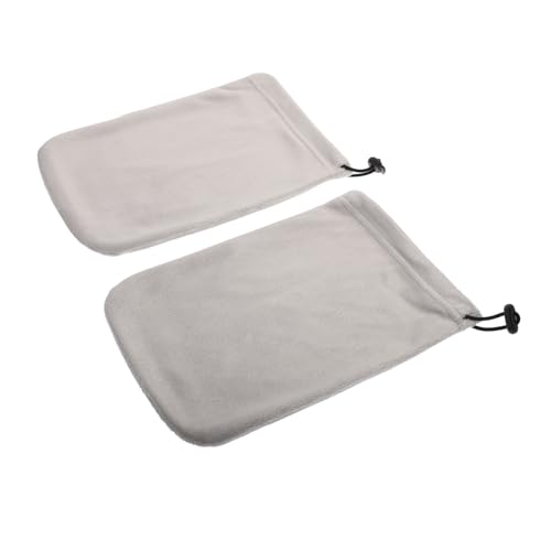 LIFKOME Guantes de Algodón Hidratantes para Manos Mitones Térmicos para Parafina Reutilizables y Ajustables para Spa y Cuidado Casa de Gris con Banda Elástica