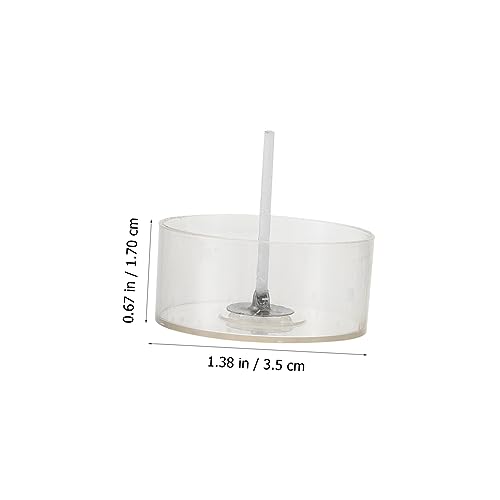 Kit natural para hacer velas con mechas enceradas y portavelas miniatura 2
