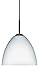 Besa 1BT-757207-BR Contemporary Modern One Light Pendant from Sasha Collection in Bronze/Dark Finish,