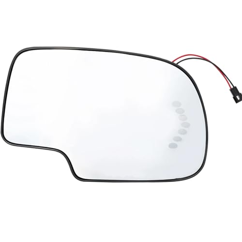 Verre de rétroviseur clignotant chauffant Silverado 1500 2500