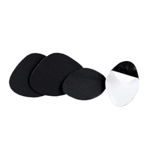 Almohadillas para el talón autoadhesivas y parches de reparación para zapatos en negro