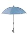 Portable Poussette Parasol, bébés, 29/22 Pouces, 8 côtes, Noir, Exposition au Soleil, Protection UV, Parapluie Pratique multifonctionnelle, UPF □ 50 + Extérieur (Color : Blue, Taille : 29.5")