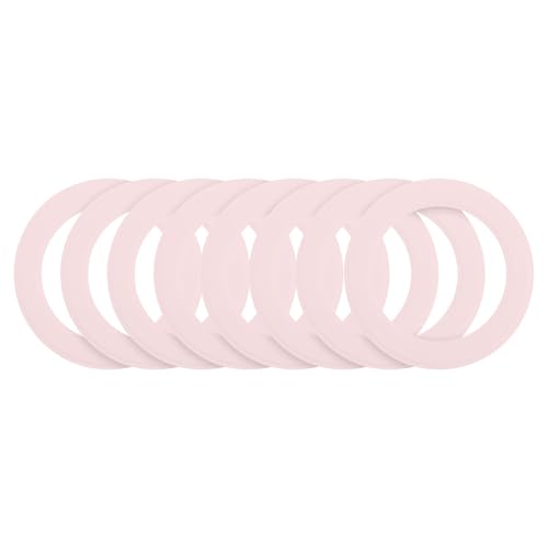 Anneaux magnétiques universels roses pour kit de conversion charge sans fil de coque (8 pièces)