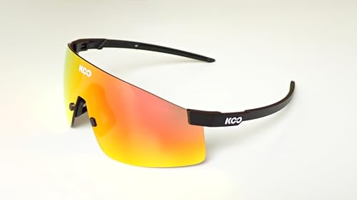 Koo NOVA Black Matt Red lunettes de soleil de sport anti-buée