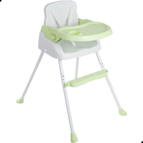 Cadeira De Alimentação 3 Em 1 Infantil Portátil Segura (Verde)