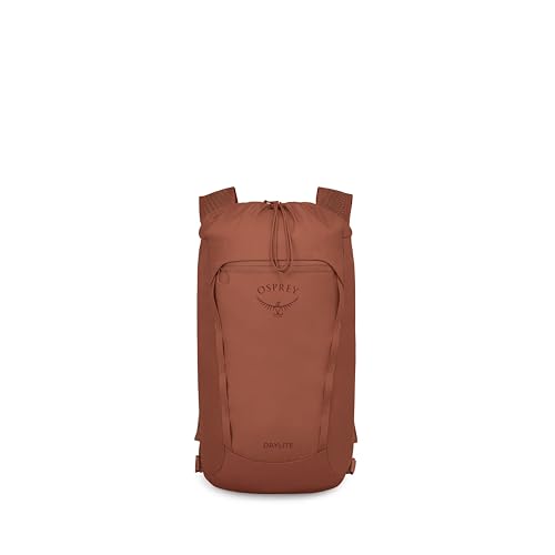 Image of Osprey Daylite Cinch Backpack - Lightweight Travel Bag for Hikes, Festivals, and Everyda, Porcelain Orange