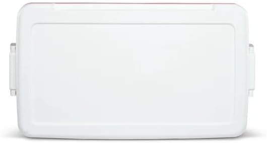 Miniatura 2 de Enfriador portátil de 48 cuartos de galón con capacidad para 76 latas, enfriador de lado duro, a prueba de fugas, lonchera con asa de transporte