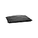 4L Textil ZOE Hundekissen waschbar Hundebett für Grosse Hunde Hundebett mit Bezug und Reißverschluss Hundekissen wasserdicht Outdoor (80x60 cm, Schwarz)