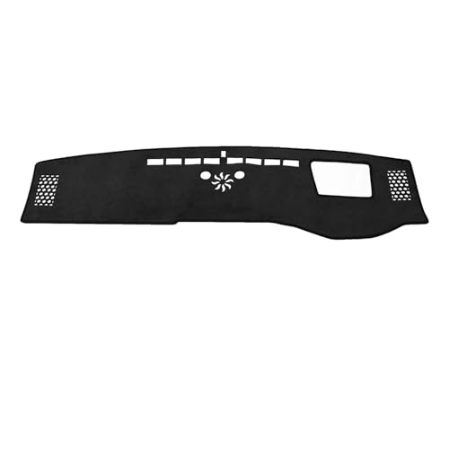 Tapis de tableau de bord Lexus LX600 sur mesure en velours noir RHD