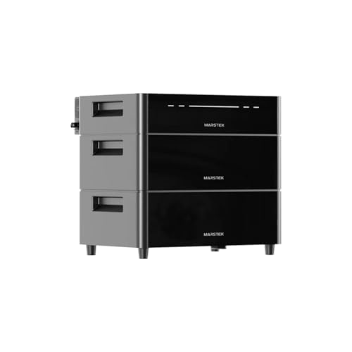 MARSTEK VENUS D + 2*Erweiterungsakkus (5.12 kWh), 4kW 4MPPT All-in-One Balkonkraftwerk mit Speicher und 2,2kW AC-Kopplung, Flexible Erweiterung auf bis zu 6 Einheiten & 15,36 kWh, EPS  15 ms