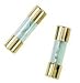 Price comparison product image Boss GF25, Glass-fuses 25A, pack with 5 pieces, Gold-plated