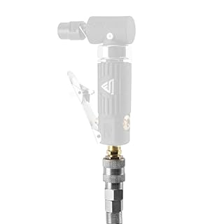 STAHLWERK DS 10 ST Tubo professionale per aria compressa in PU Tubo a spirale di 10 metri con attacco rapido e raccordo spinato