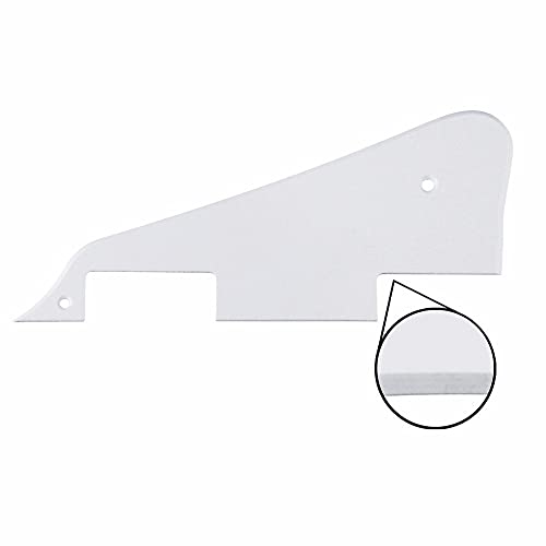 Guitar Anatomy Les Paul Pickguard Scratch Plate - White (Single Ply)