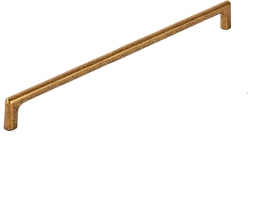 khtumeware 1 Pack Vintage Antique Brass Appliance Handle Pull 18 Inch(457mm) Hole Centers Cabinet Pulls Kitchen Cabinet Hardware for Cupboard Drawer Handles Dresser Pulls