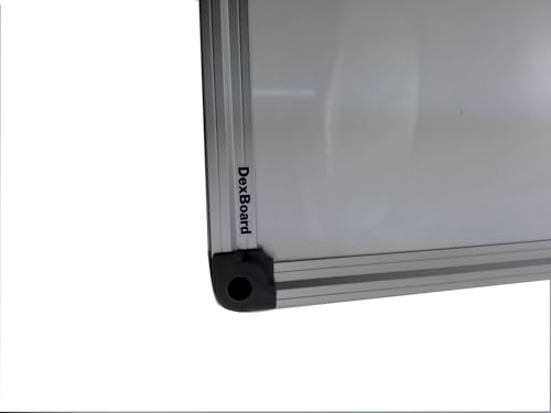 36 x 24 inch Magnetic Dry Erase Board, DexBoard Mall-Mounted Aluminum Frame White Board with Pen Tray, Dry Erase Marker Whiteboard for Office, School and Home Usage