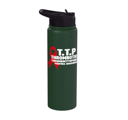 Thrombotic Thrombocytopenic Purpura TTP Awareness Stainless Steel Insulated Water Bottle