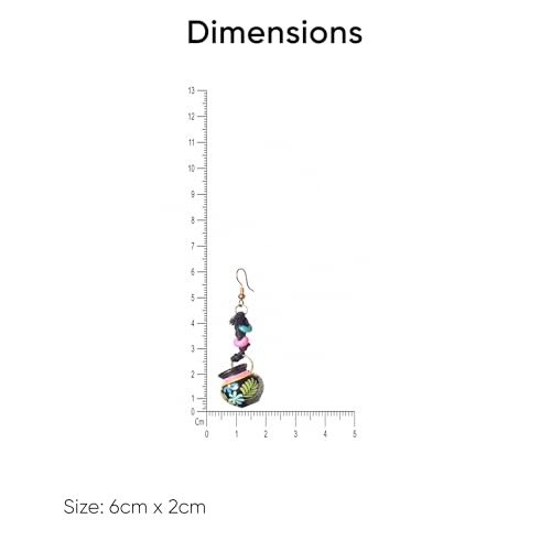 Image of Handcrafted Boho & Tribal Earrings for Women - Wooden, Brass & Terracotta Statement Designs in Drop, Hoop, Loop & Dangle Styles