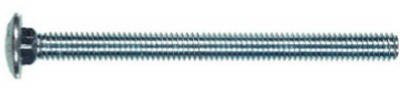 Hillman Fasteners 240030 0.25-20 x 2-0.5 in. Steel Round Head Carriage Bolt, 100 Pack