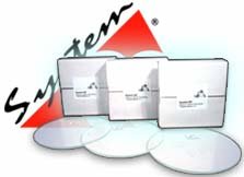 System 96 8 Inch Circles in Clear - Two Pack