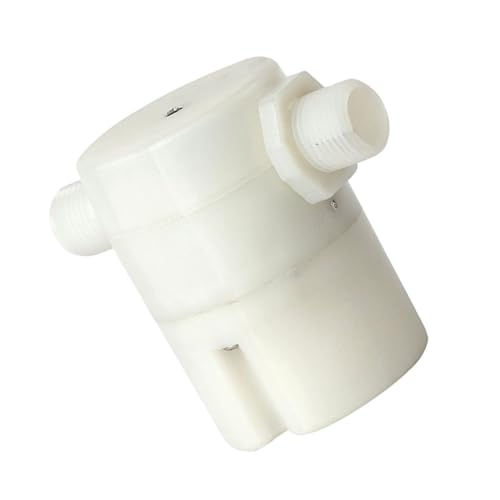 NAMOARLY Floating Ball Valve Pool Floating Valve Liquid Level Control Sensor Side Inlet Float Valve Automatic Float Valve Floating Valve Replacement Tower Tank Valve Float for Float White