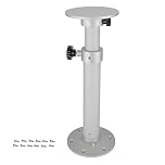 Areyourshop PremiumTable Pedestal Leg Adjustable 445-690mm,Boat & Rotatable Table Pedestal Stand Detachable Table Base Leg for Rv Camper Caravan Boat Yacht Home