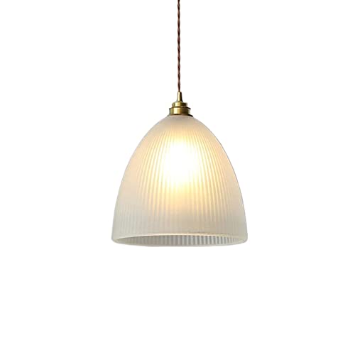 Suspension design en verre laiteux luminaire de plafond minimaliste haut de gamme