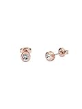 Ted Baker Sinee Mini Crystal Stud Earrings For Women (Rose Gold/Crystal)