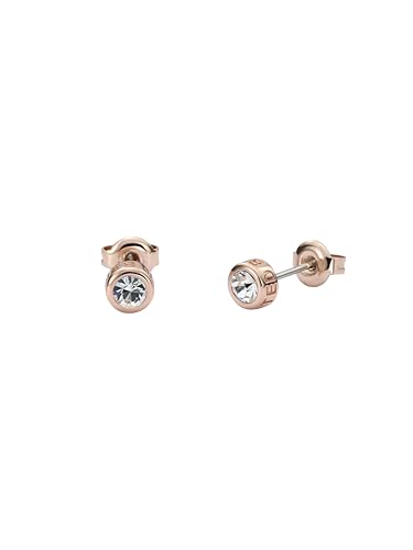 Ted Baker Sinee Mini Crystal Stud Earrings For Women (Rose Gold/Crystal)