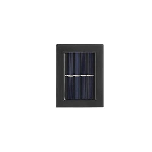 Luces solares LED de pared exterior pack de 6 lámparas cálidas para decoración de patios