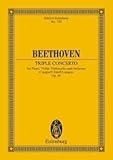 Triple Concerto in C Major, Op. 56: Study Score