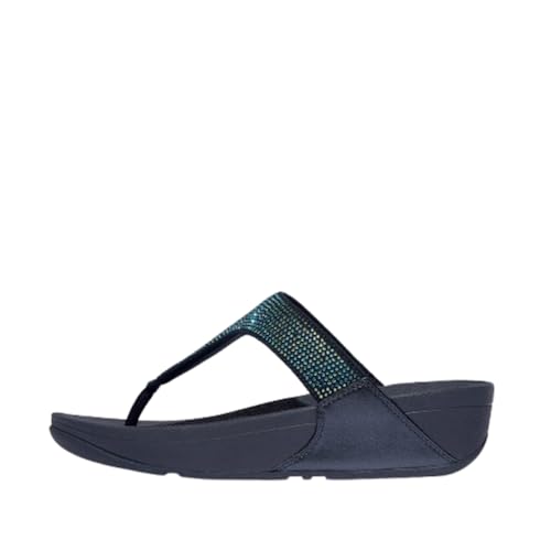Image of FitFlop Women's LULU Crystal Embellished Toe-Post Sandals