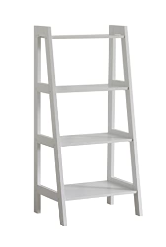 House & Homestyle Ladder Storage, MDF White, H 79cm x W 43cm