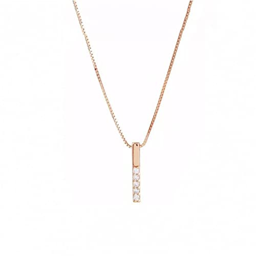Pendentif collier rose géométrique ZLBYGM une idée cadeau fin pour femmes et filles