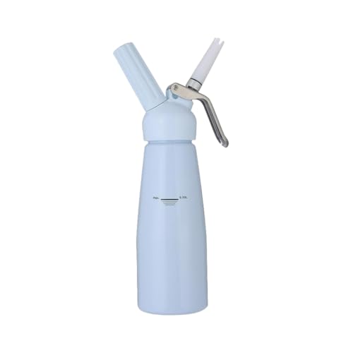 Colorful Cream Whipper with Easy Operation and Cleaning, Ideal for Home and Professional Use, Made with Preferred Materials (White500ml)