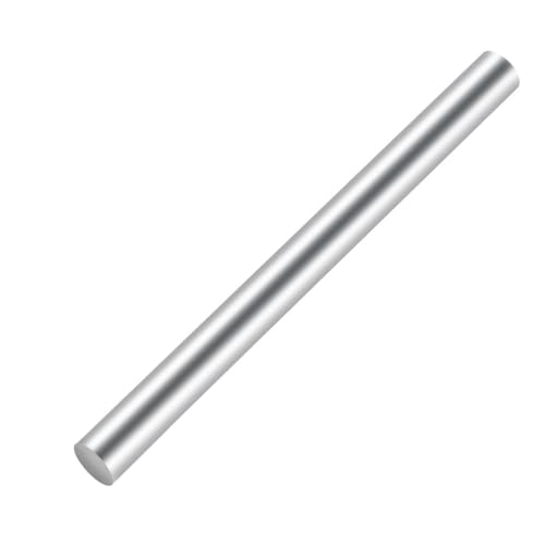 Purzen Stainless Steel Rods 304 Round Bar Solid Metal Shaft for Manual Milling Turning CNC Industrial Parts Anti Rust Heavy Duty,26x500mm（2pcs）