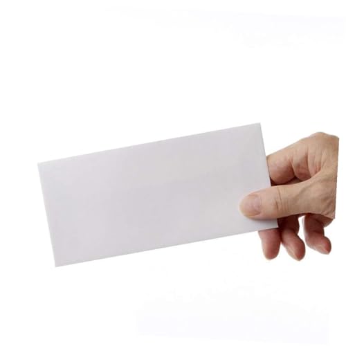 Sobres de papel kraft blanco 165x100mm pack de 100 unidades reutilizables para comercio 2