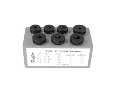 Set #10 C'sink Hex Wood Case #TOP2