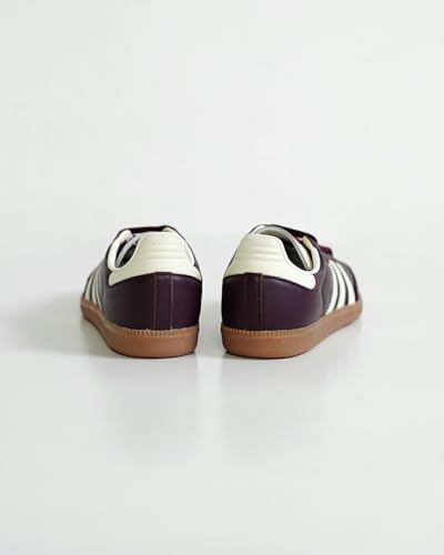 Image of adidas Samba Og Men's Lace Up Retro Clasic Trainer Trainers (Maroon, US 4M /5F)