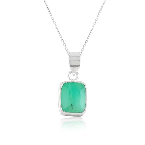 YASHEE Natural Chrysoprase Rectangle...