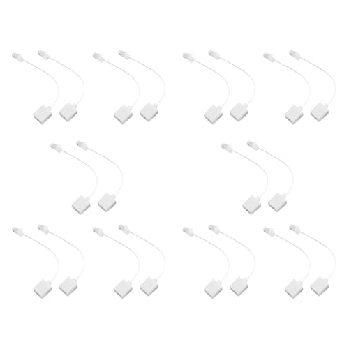 Remingtape 20 conectores 8P4C/RJ45 RJ11 6P4C Maennlich a Hembra M/F Ethernet Adaptador Teléfono Móvil