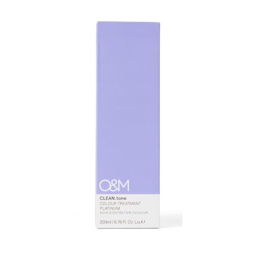 O&M CLEAN.tone Platinum Colour Treatment For Light Blonde To Lightest Blonde Hair - 200ml