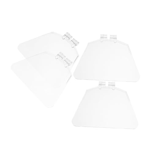 HAMPPLIES 4個 砂輪機用透明防護シールド 軽量設計で長作業対応 木屑や片飛散防止 ベンチグラインダー交換用アイシールド 工具アクセサリー