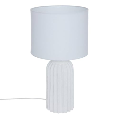 Atmosphera - Lampe Ă poser fernan blanc h50cm