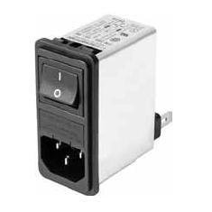 AC Power Entry Modules 4A 250VAC 50/60Hz Fast-On